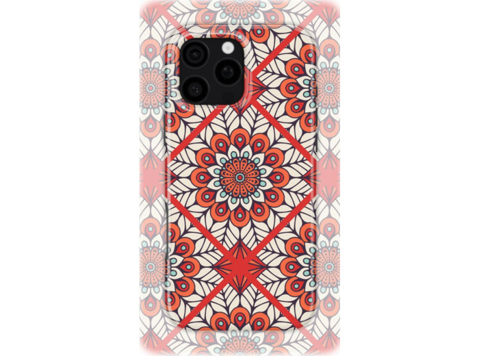 Jardin de Jaipur | Coque de téléphone 3D 2en1 Ultra-résistante