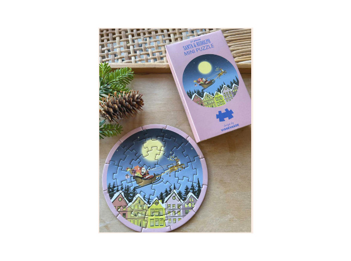 SANTA & RUDOLPH MINI PUZZLE