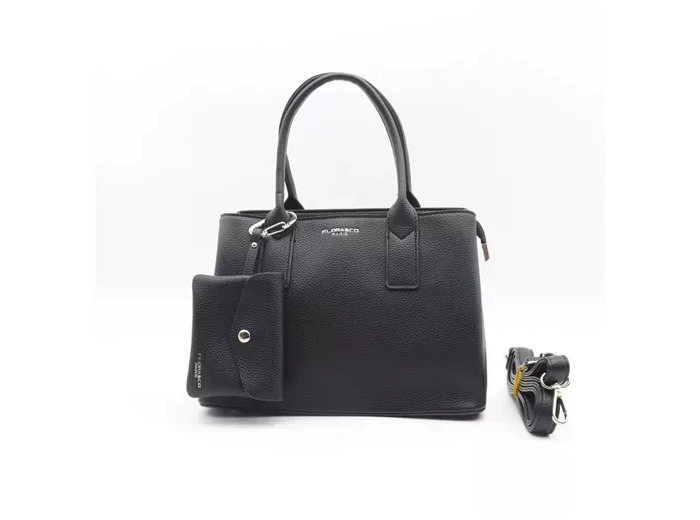 P442- Sac à main, porte carte (noir)