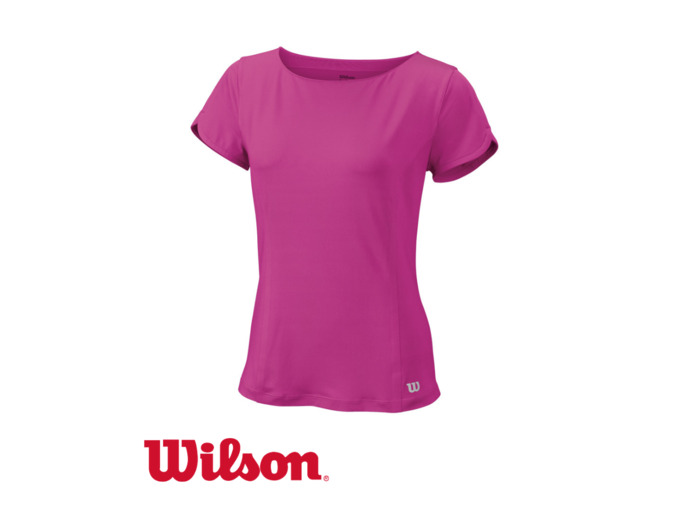 WILSON T-SHIRT STAR CROSSOVER Rose/Violet