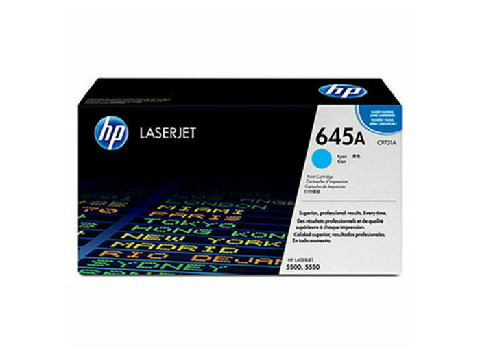 HP 645A toner LaserJet cyan ( C9731A ) pour Color LaserJet 5500/555