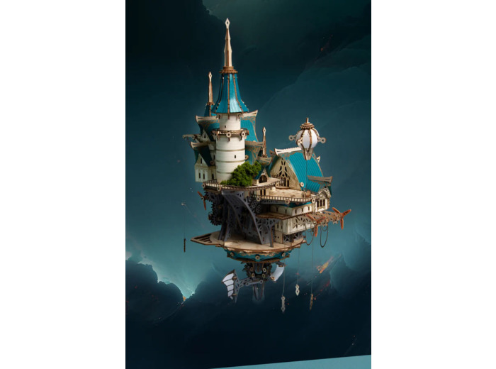 Fantasy Steam Castle - Blanc et Bleu