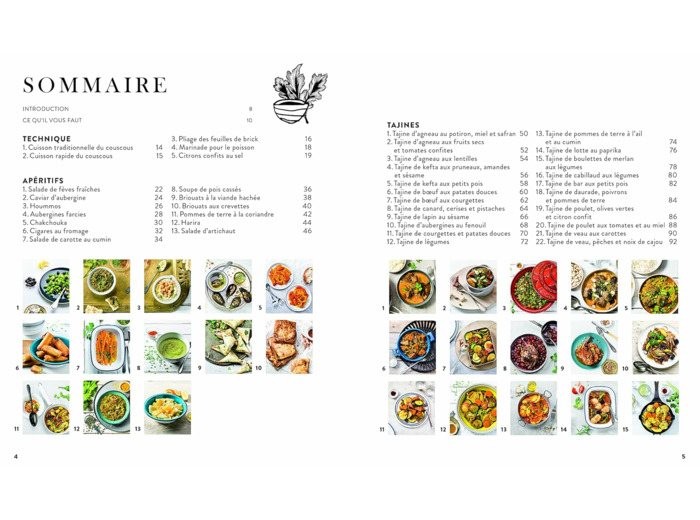 MAROC - 60 RECETTES ELABOREES AVEC AMOUR DE CUISINE TRADITIONNELLE ET SAVOUREUSE