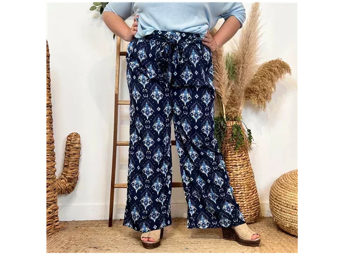 L789- pantalon “Z-one” Aquarelle (T40-T48) (marine)
