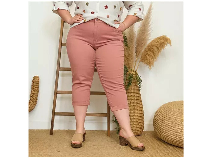 P198- Pantacourt Voggo (T42-T50) (rose poudré)