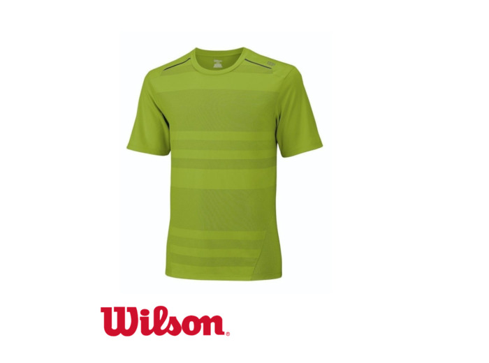 WILSON TEE-SHIRT Green Glow SPECIALIST MESH CREW