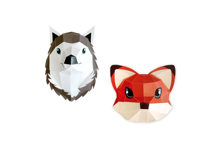 Easy Peasy Loup & Renard en Papier