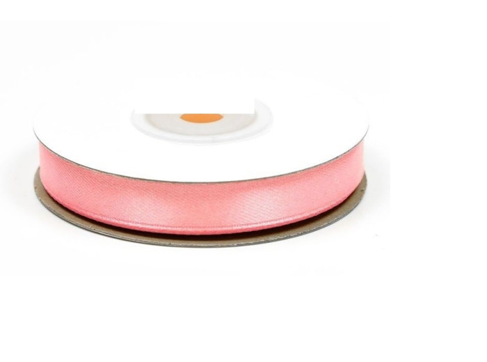 Ruban satin rose clair 150 largeur 12 mm