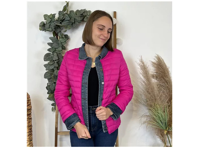 M252- Doudoune (36-T42) (fuchsia)