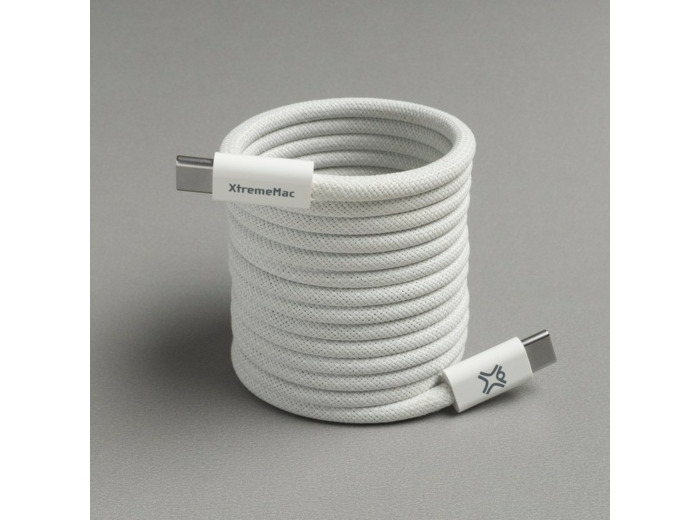 XTREMEMAC - Câble USB-C vers USB-C 2 mètres 60W magnétique