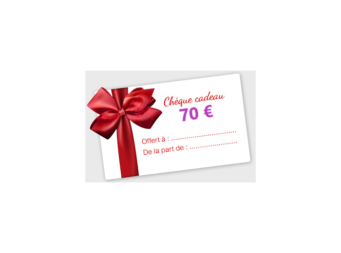 Chèque Cadeau 70€