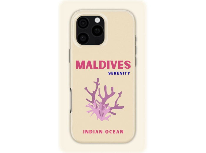Maldives Case | Coque de téléphone 3D 2en1 Ultra-résistante