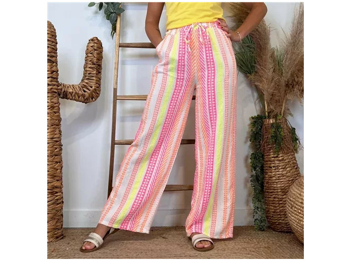 L763- Pantalon Fluo (Tu) 🇮🇹 (blanc)