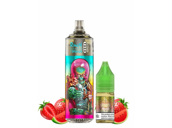 Puff 9k RandM Tornado rechargeable - Strawberry Watermelon