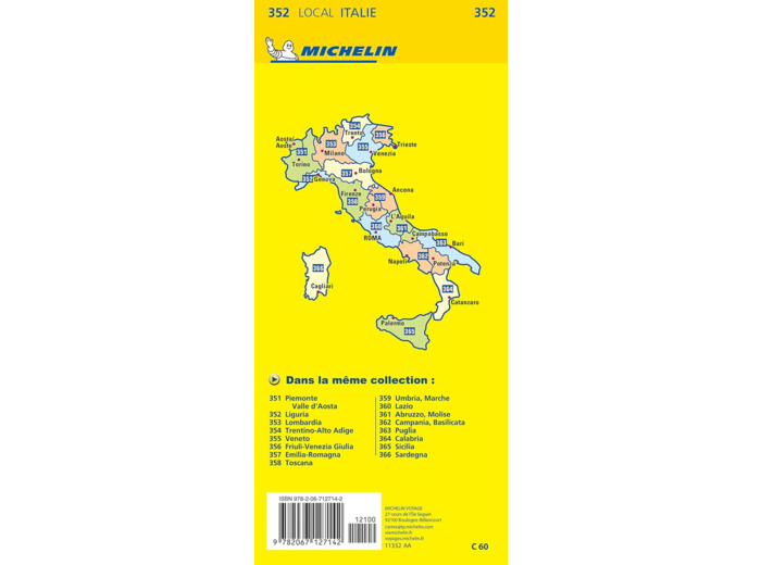 CARTE DEPARTEMENTALE LIGURIA