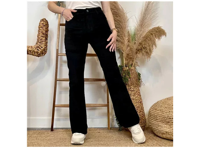 M952- Jean Bootcut (T36-T44) (noir)