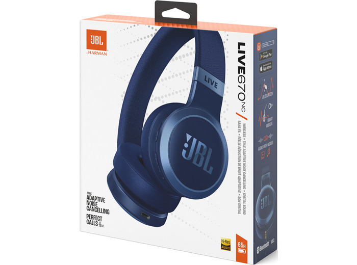 JBL Casque Bluetooth® Live 670NC ANC avec Micro Supra-auriculaire