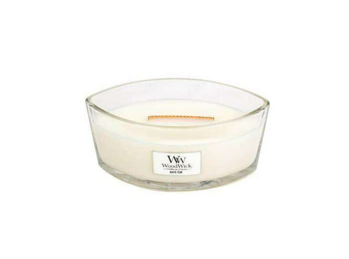WoodWick Ellipse Teck blanc