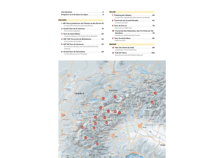ALPES, LES PLUS BEAUX TREKS