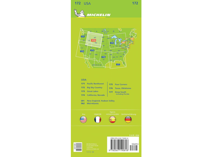 CARTE ZOOM BIG SKY COUNTRIES