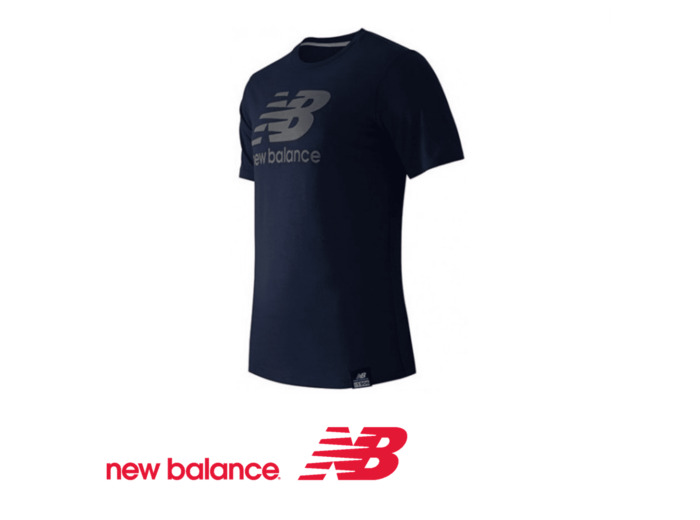 NEW BALANCE TEE-SHIRT ATHLÉTIC Bleu Marine