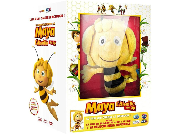 La Grande Aventure l'abeille [Boîte Collector-Édition Family Pack 3D + Peluche Maya]