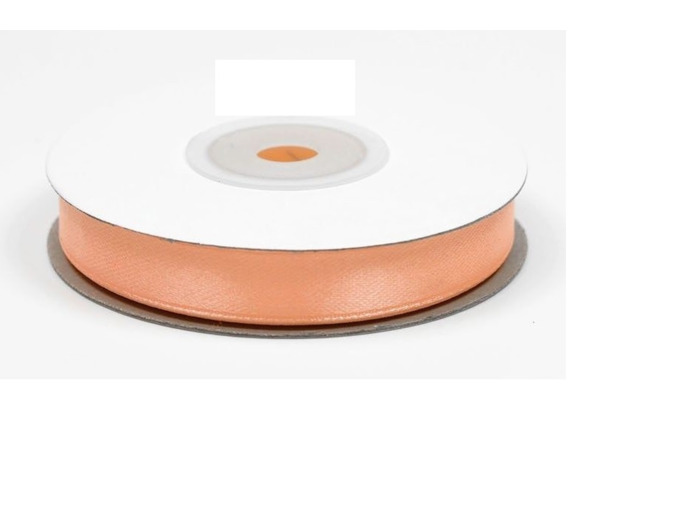 Ruban satin abricot 714 largeur 12 mm