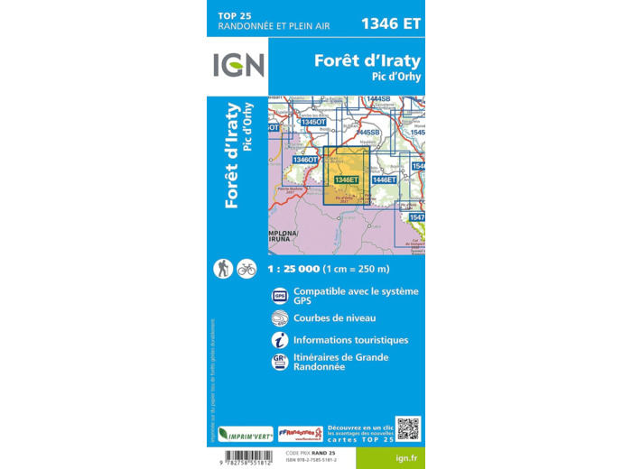1346ET FORET D'IRATI PIC D'ORHY