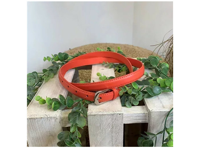 V696- Ceinture sécable Très Fine 1.8cm (corail)