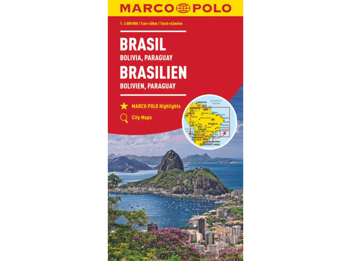 BRESIL, BOLIVIE, PARAGUAY 1 : 4 MIO