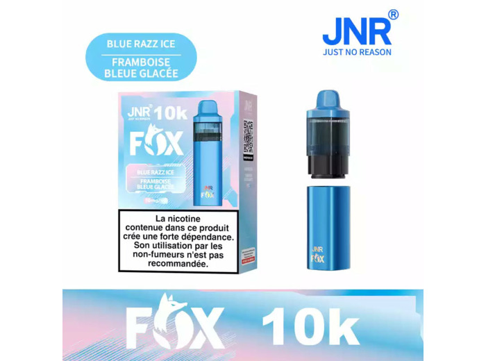 JNR FOX - Puff 10k Blue Razz Ice