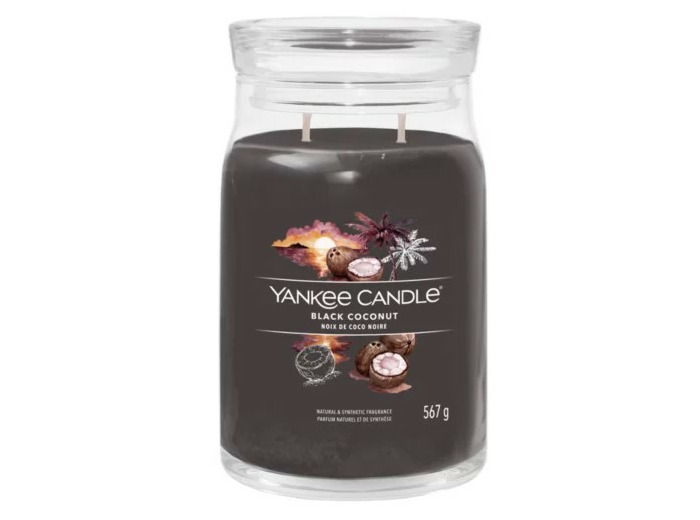 Yankee Candle Grande jarre - NOIX DE COCO NOIRE