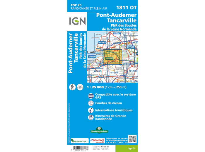1811OT PONT-AUDEMER - TANCARVILLE PNR DES BOUCLES DE LA SEINE NORMAND