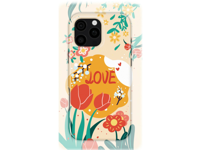 Joyful Affection | Coque de téléphone 3D 2en1 Ultra-résistante