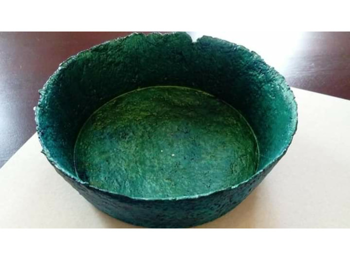 Coupe onde régulière en papier mâché