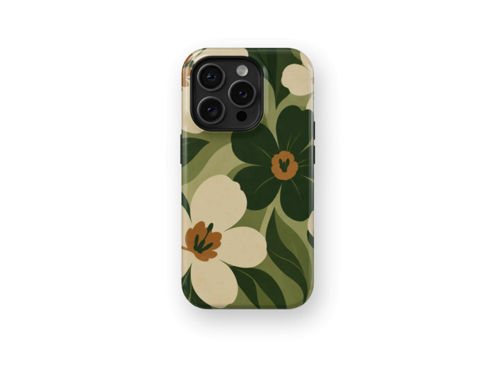 Olive Blossom | Coque de téléphone 3D 2en1 Ultra-résistante