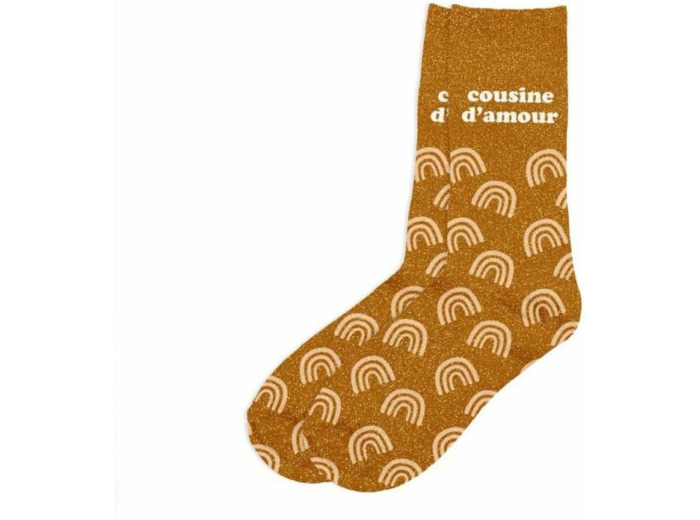 STC Chaussettes Pailletées Cousine D'Amour
