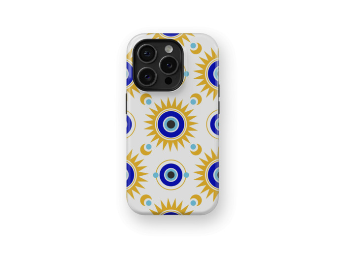 Golden Gaze | Coque de téléphone 3D 2en1 Ultra-résistante