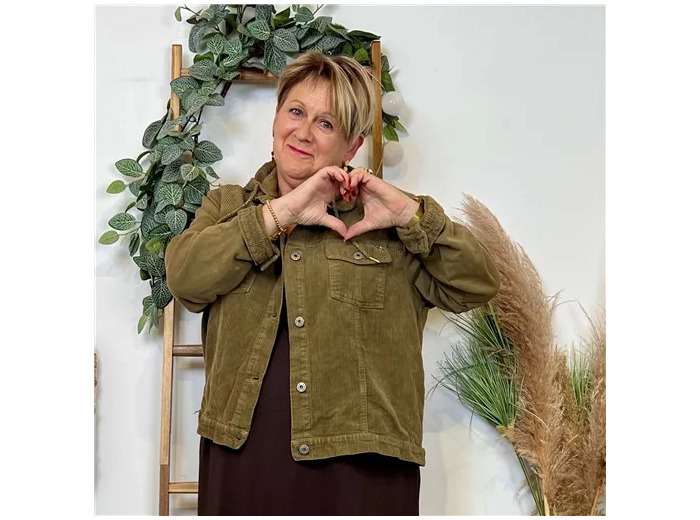 Z129- Veste Velour C'Melodie (GT) 🇮🇹 (camel)