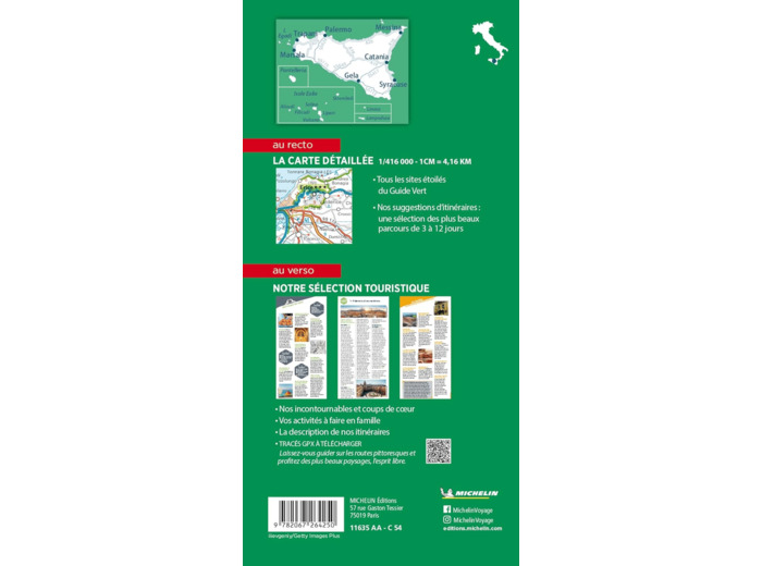 CARTES ROUTIERES ET TOURISTIQU - CARTE ROUTIERE & TOURISTIQUE SICILE