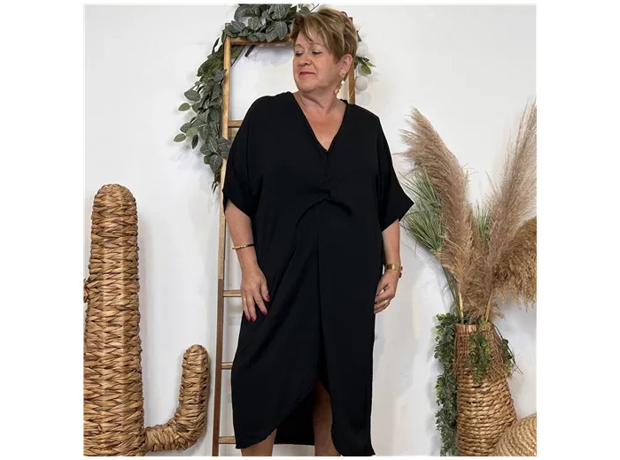 K183- Robe Loose (Gt) 🇮🇹 (noir)