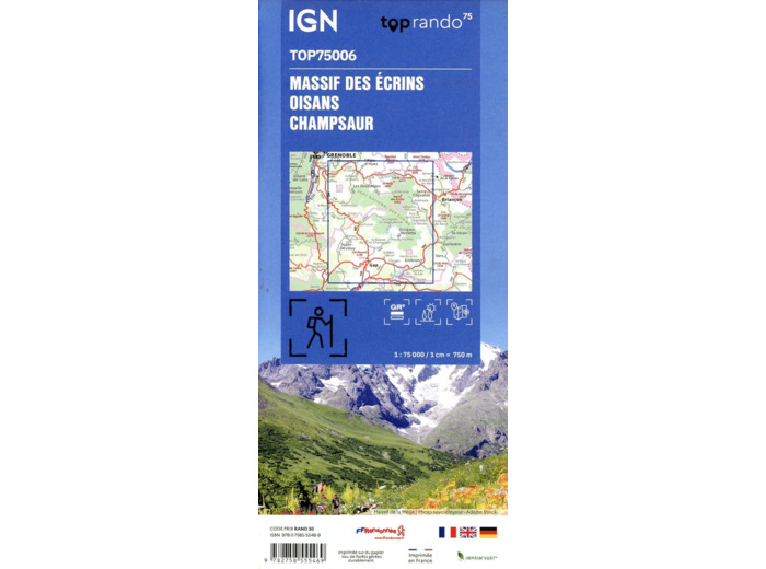 TOP75006 MASSIF DES ECRINS OISANS CHAMPSAUR