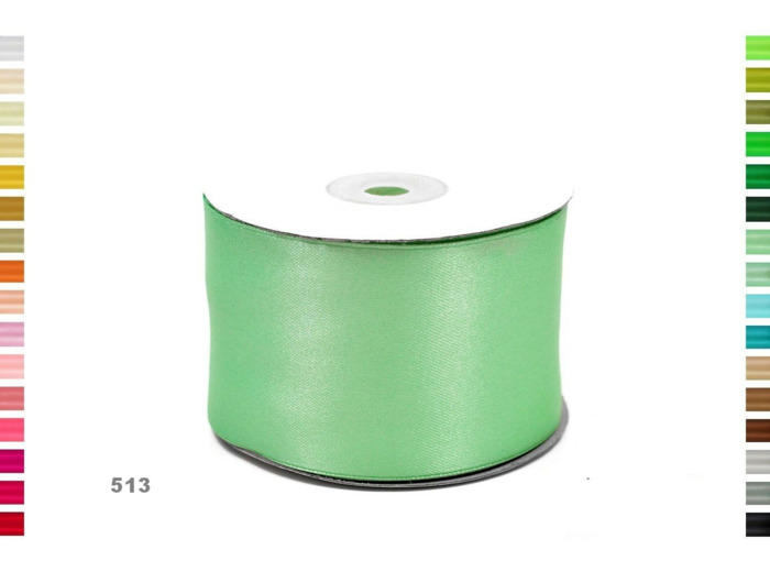 Ruban satin vert d'eau 513 largeur 50 mm