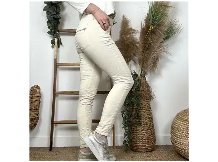 P073- Jean Melly.and.Co (Xs-Xl) (beige)