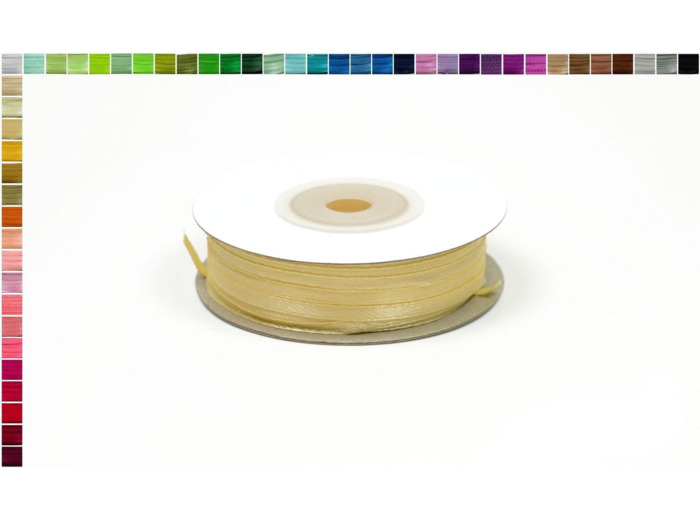 Ruban satin beige 824 largeur 3 mm