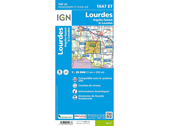 1647ET LOURDES ARGELES-GAZOST LE LAVEDAN