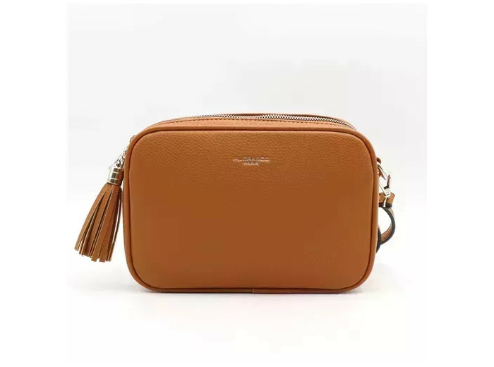 P428- Sac Flora & Co 2 Zips (camel)