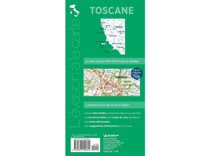 CARTES ROUTIERES ET TOURISTIQU - CARTE TOSCANE