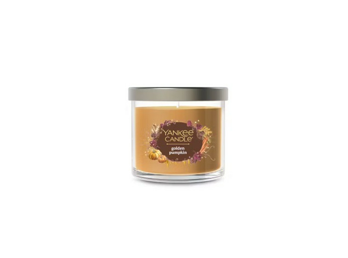 Bougie YankeeCandle Gobelet Citrouille dorée