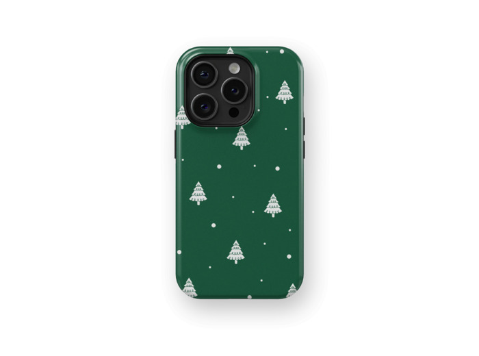 Snowy Pines | Coque de téléphone 3D 2en1 Ultra-résistante